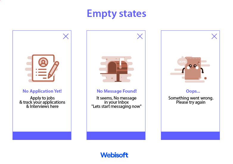 Empty State Screens
