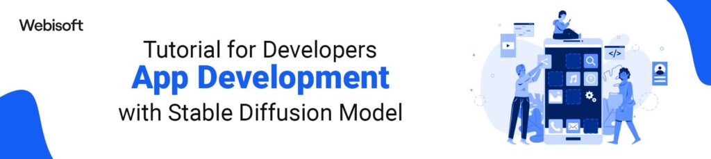 app development with stable diffusion model