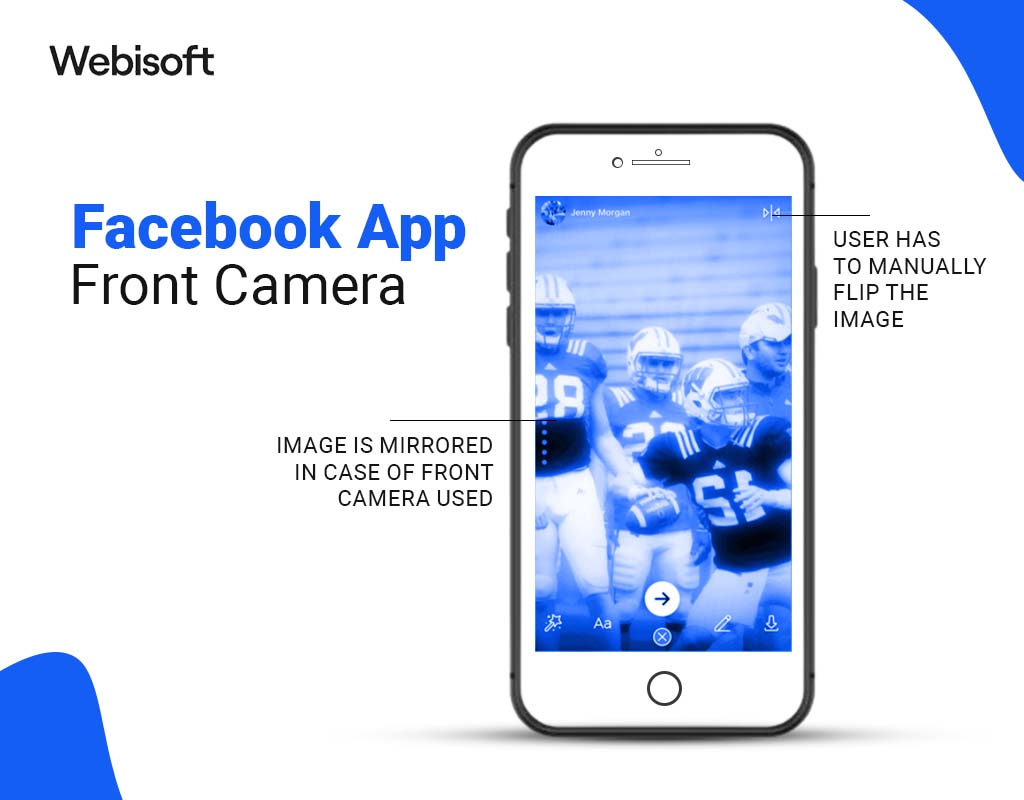 Facebook App Front Camera