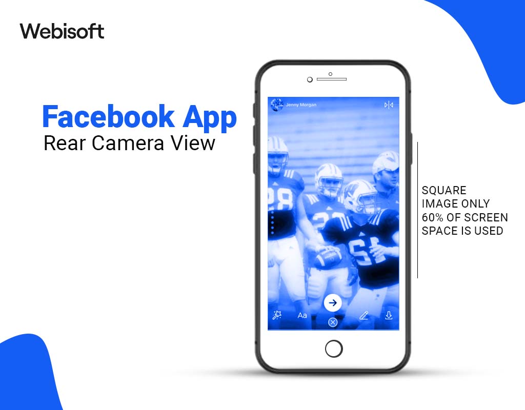 Facebook App Rear Camera View