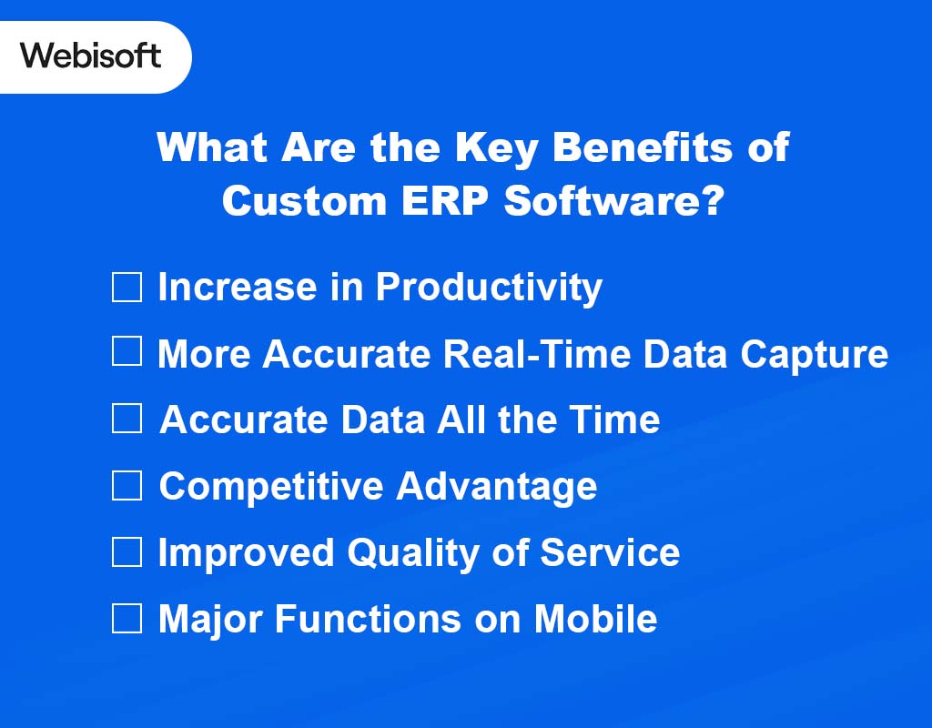 What Are the Key Benefits of Custom ERP Software?