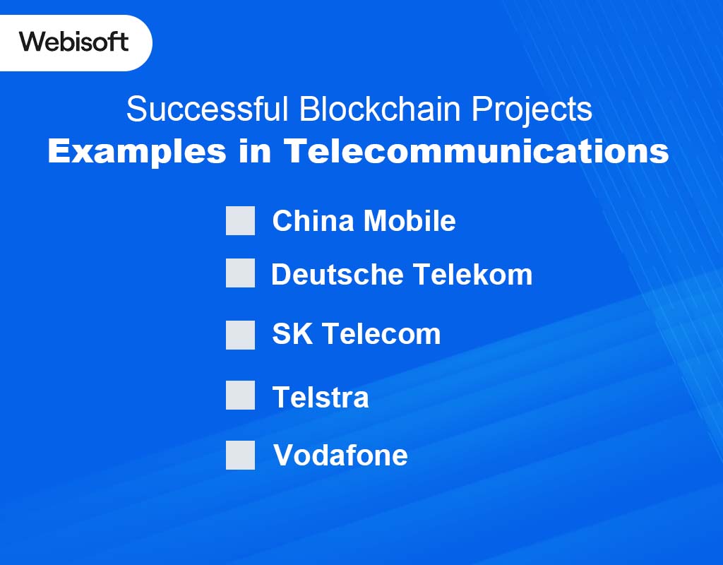 Successful Blockchain Projects Examples in Telecommunications