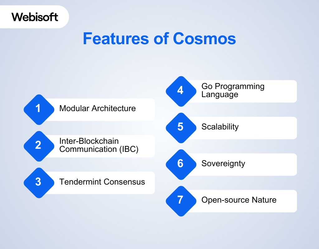 Features of Cosmos
