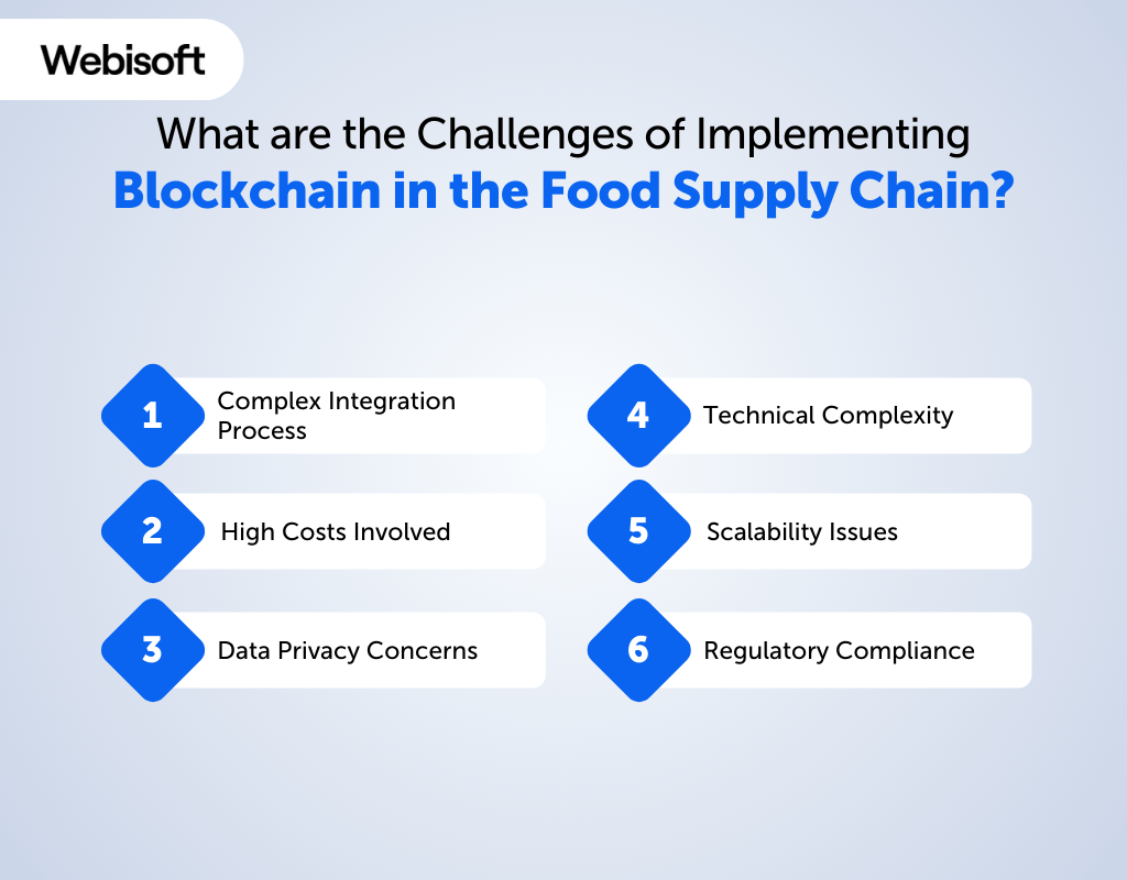 Challenges of Implementing Blockchain in the Food Supply Chain