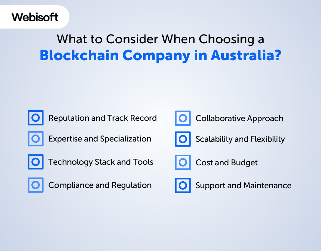 Choosing a Blockchain Company in Australia