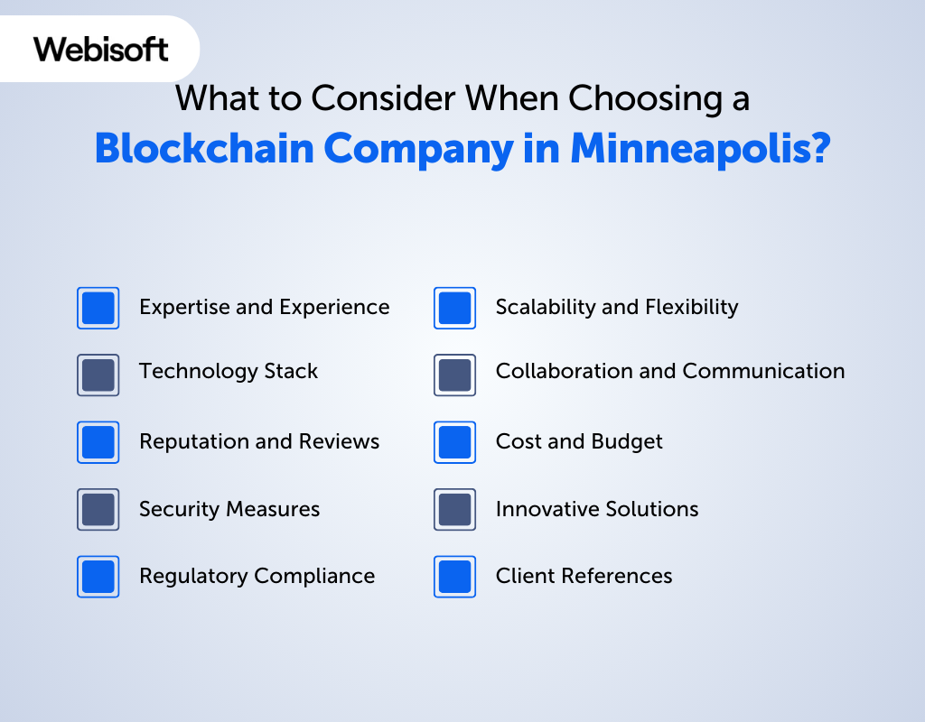 What to Consider When Choosing a Blockchain Company in Minneapolis