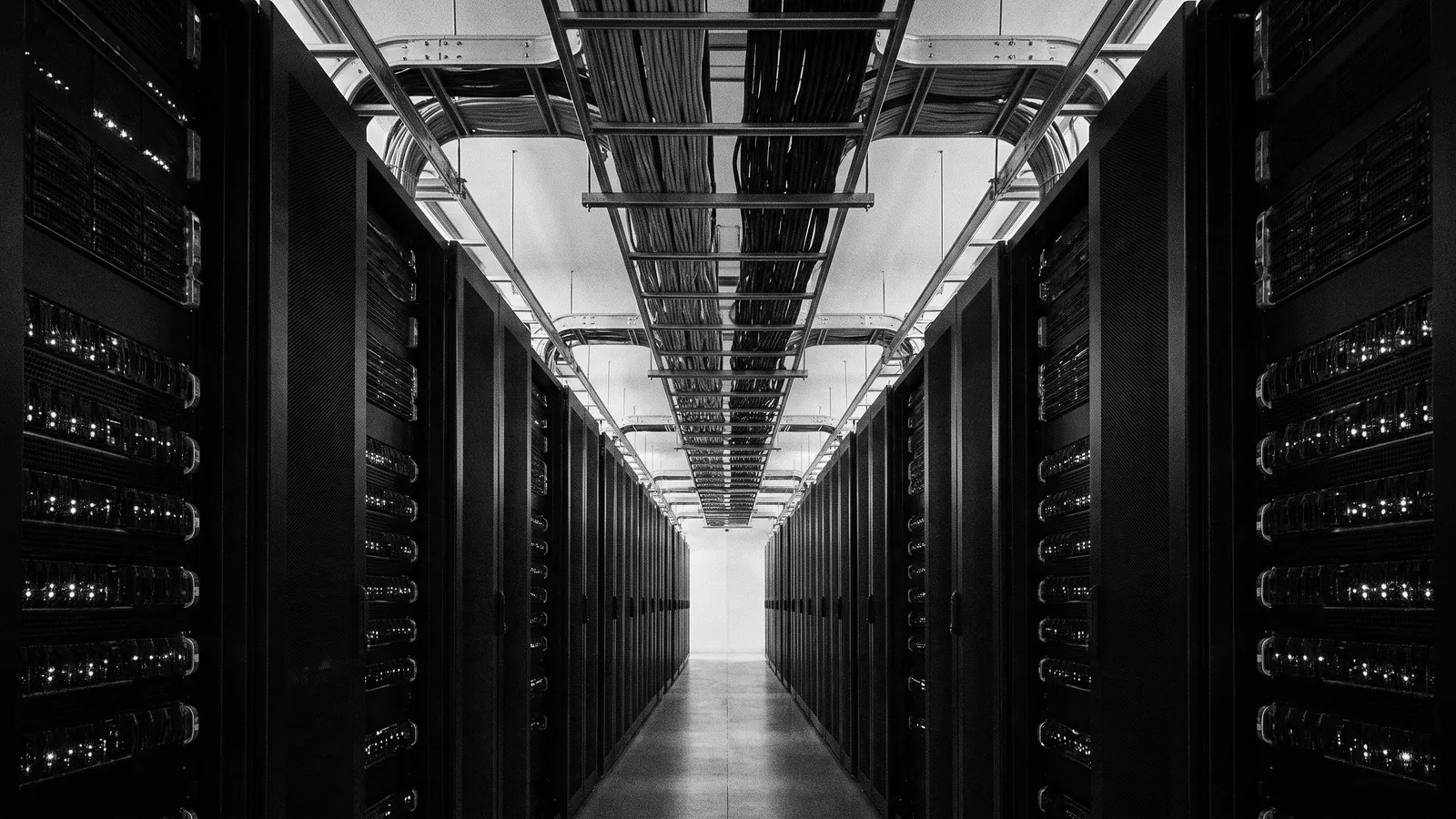 Data center server corridor