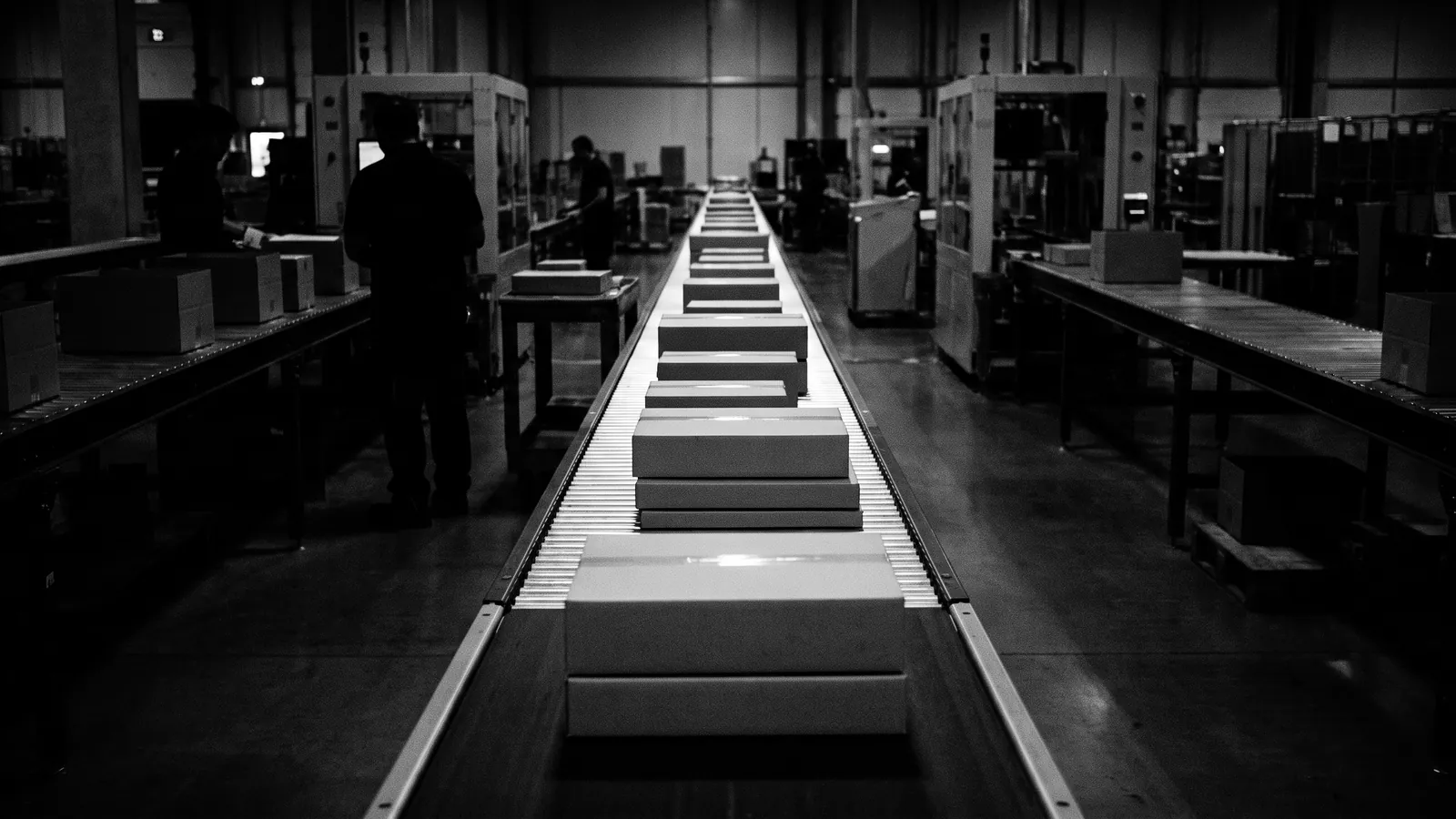 Convoyeur de préparation de commandes