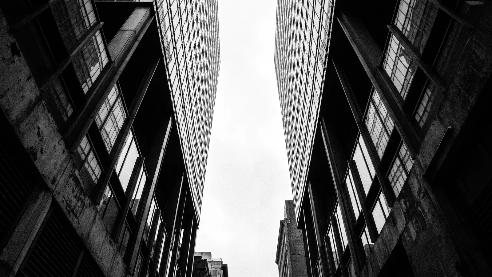 Financial district towers