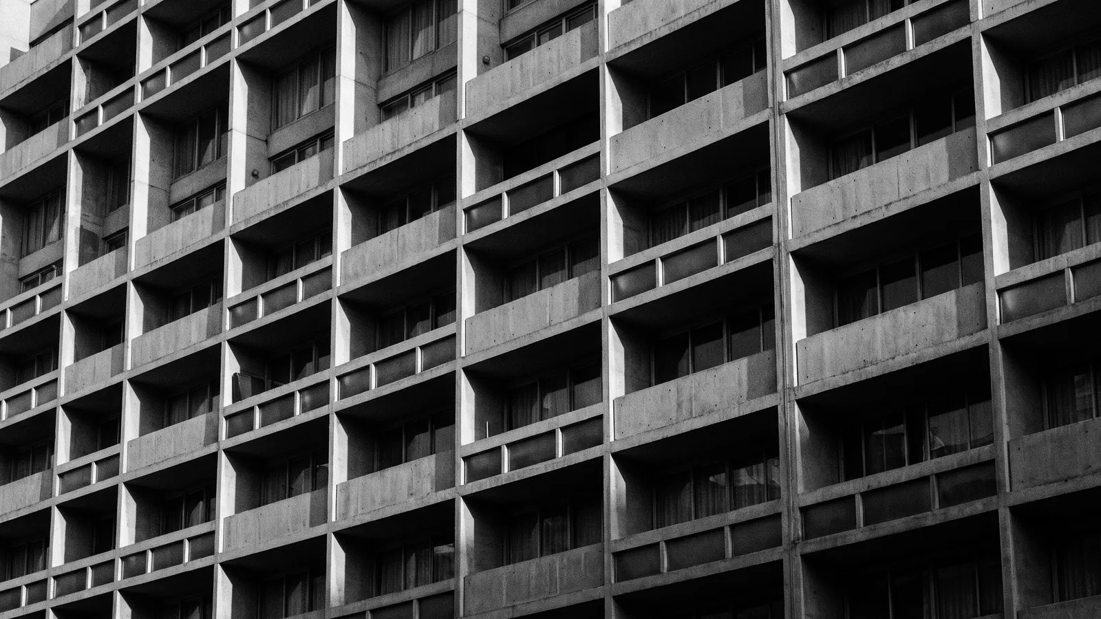 Residential building facade
