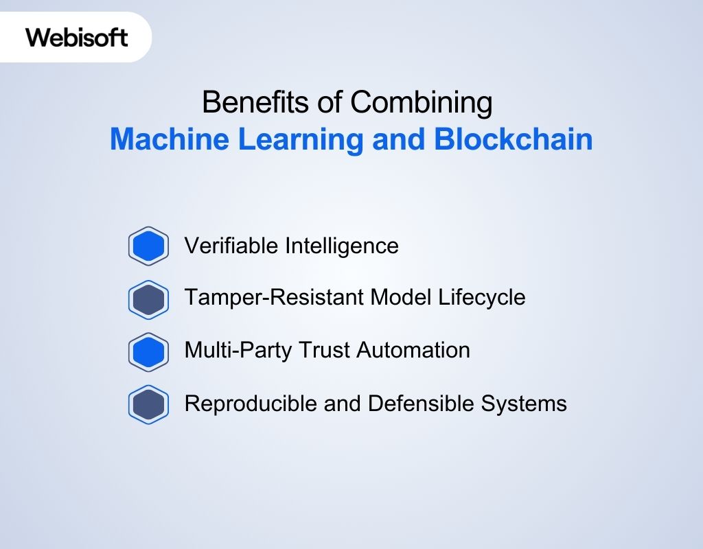 Benefits of Combining Machine Learning and Blockchain