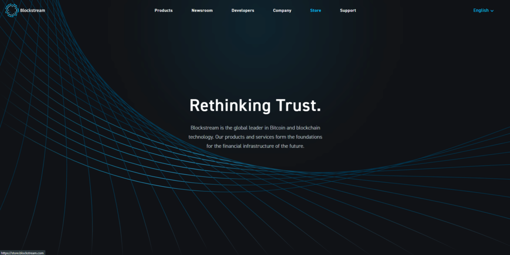 Blockstream Homepage