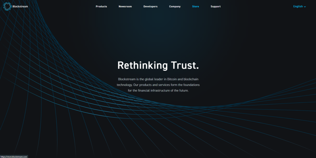 Blockstream Homepage
