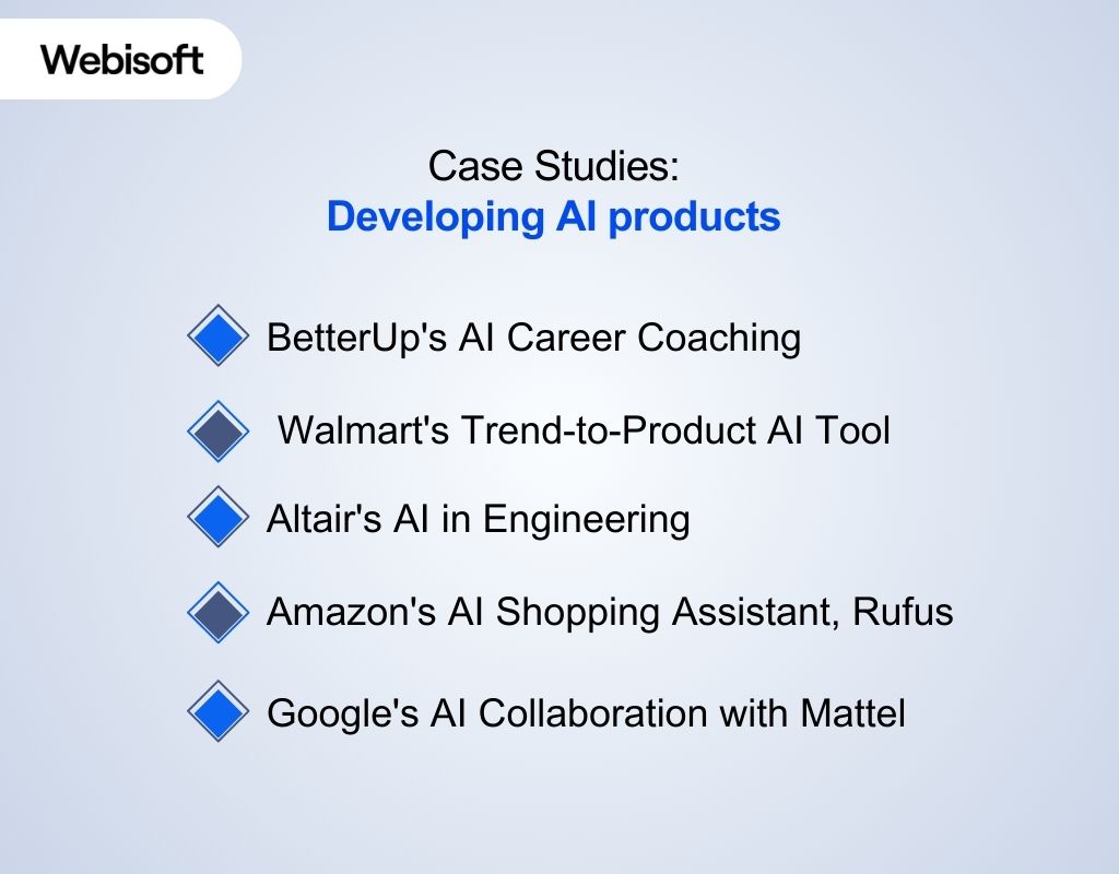 Case Studies Developing AI products