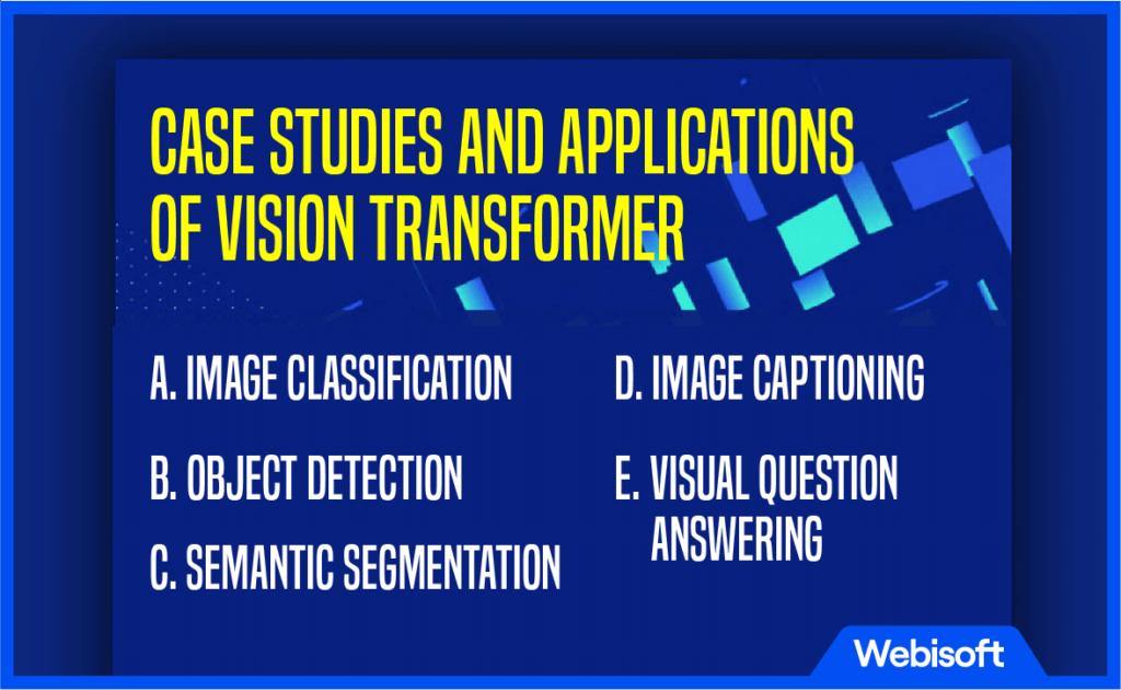 Case Studies and Applications of Vision Transformer