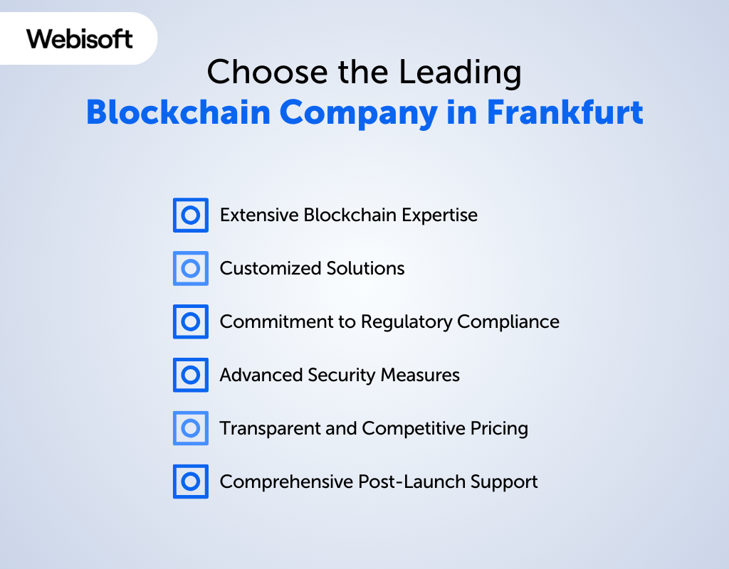 Choose the Leading Blockchain Company in Frankfurt