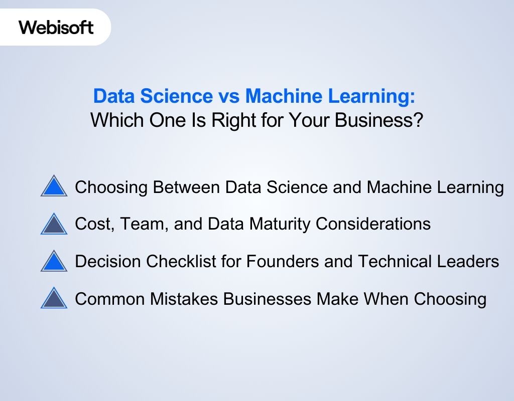 Data Science vs Machine Learning Which One Is Right for Your Business