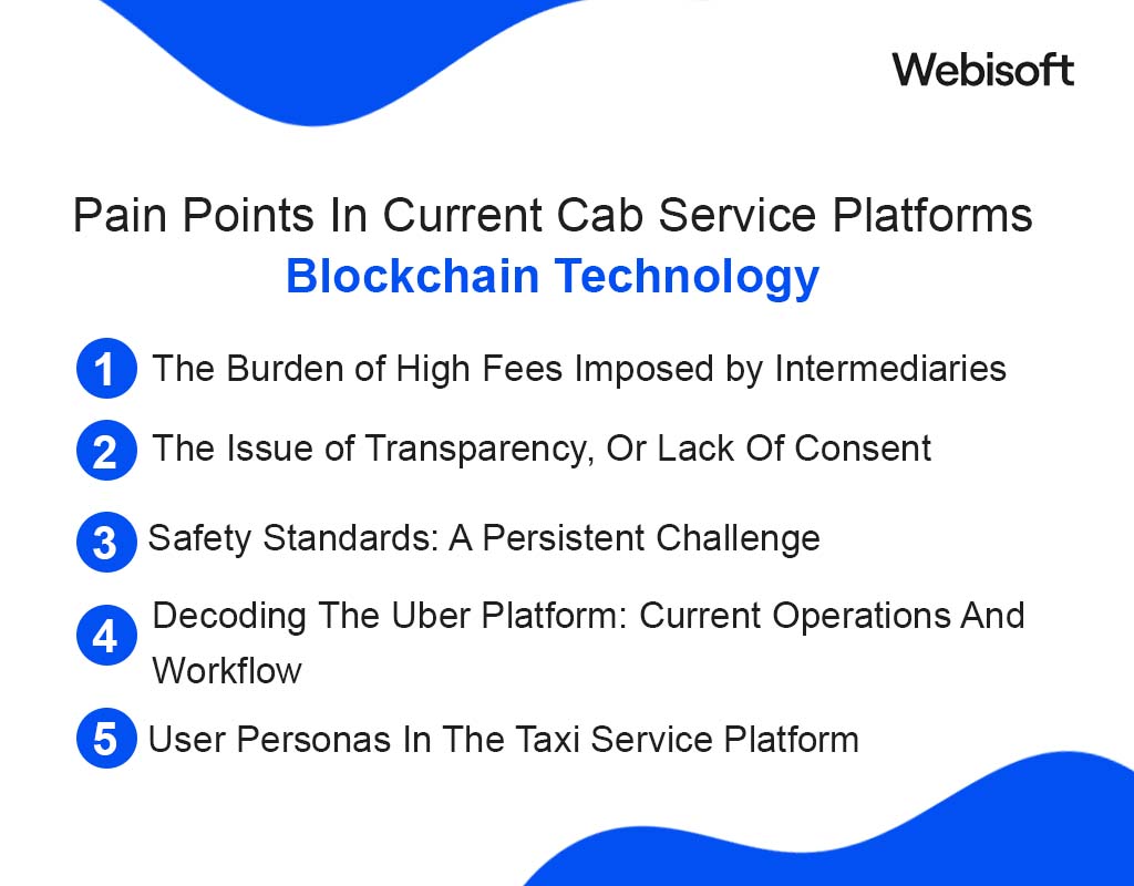 Pain Points In Current Cab Service Platforms - Blockchain Technology