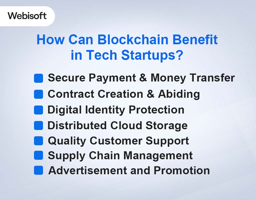 How Can Blockchain Benefit in Tech Startups?