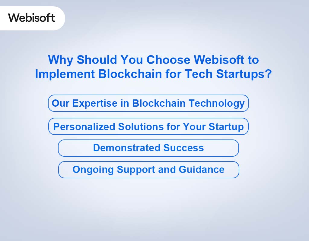 Why Should You Choose Webisoft to Implement Blockchain for Tech Startups?