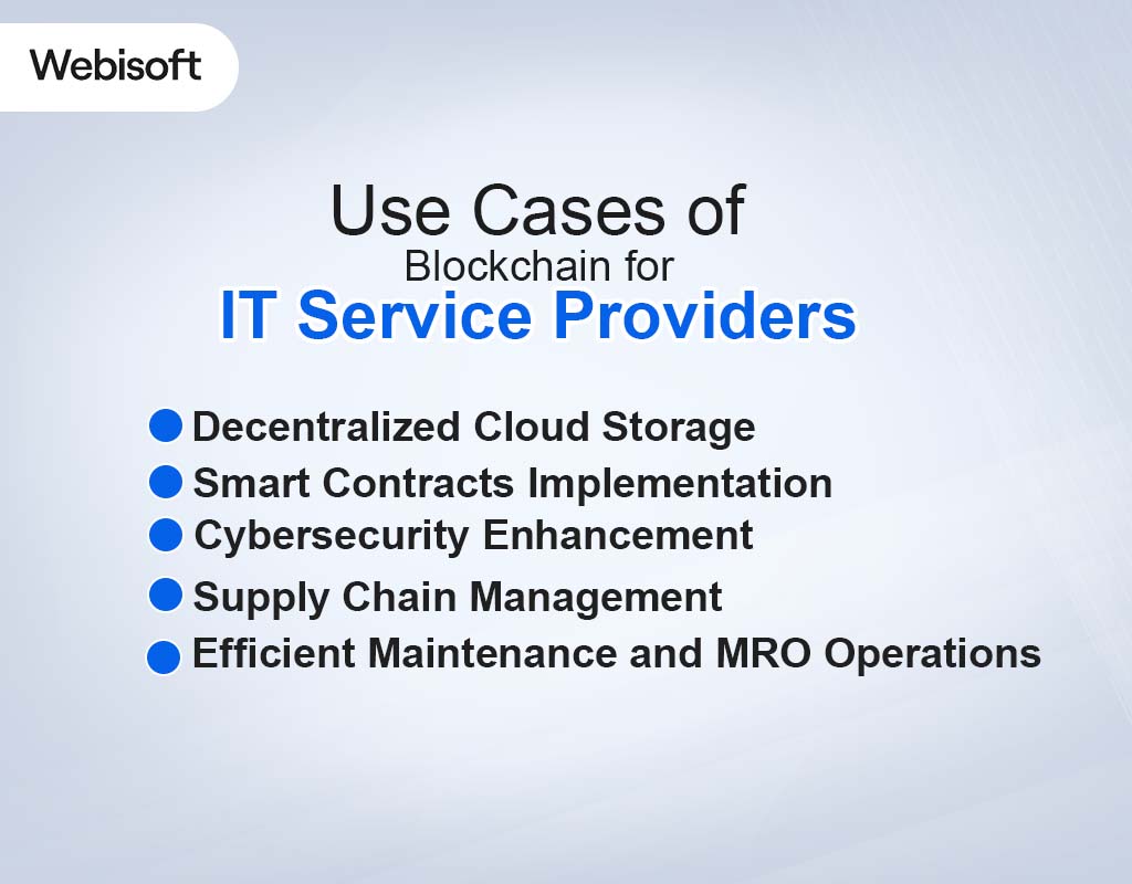 Use Cases of Blockchain for IT Service Providers