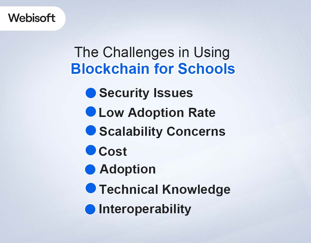 The Challenges in Using Blockchain for Schools