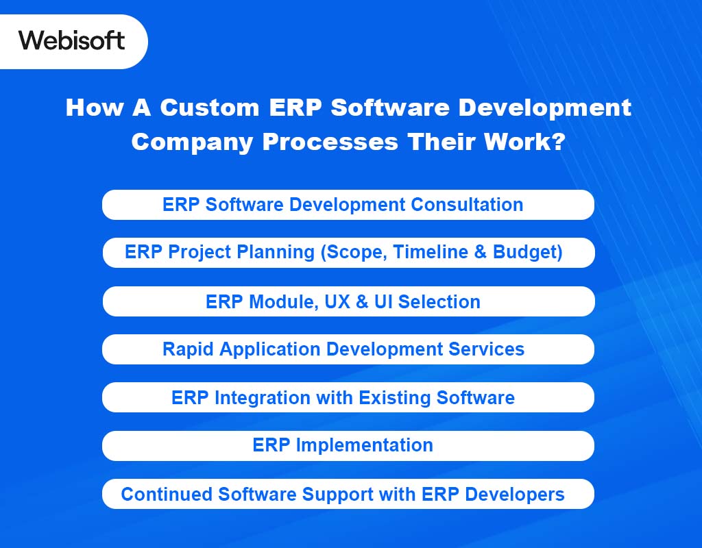 How A Custom ERP Software Development Company Processes Their Work?