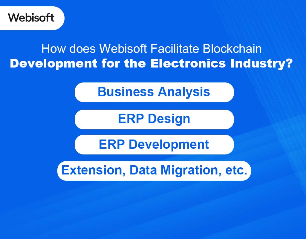 How does Webisoft Facilitate Blockchain Development for the Electronics Industry?