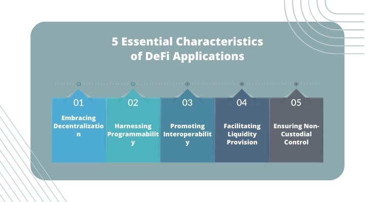 5 Essential Characteristics of DeFi Applications