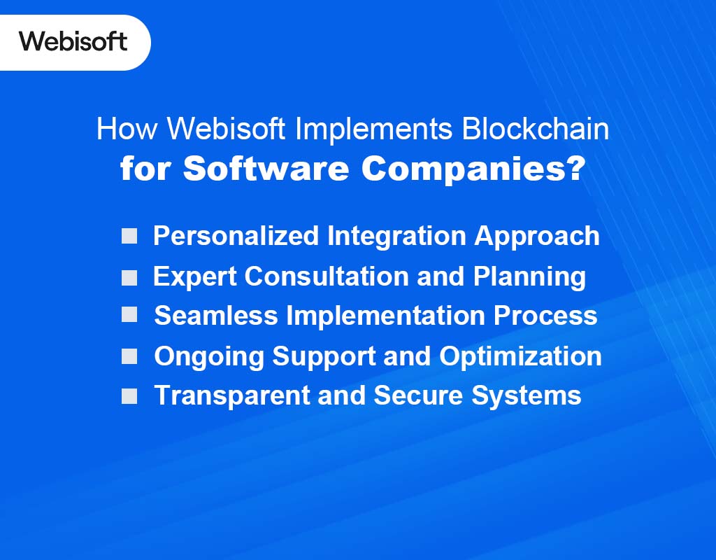 How Webisoft Implements Blockchain for Software Companies