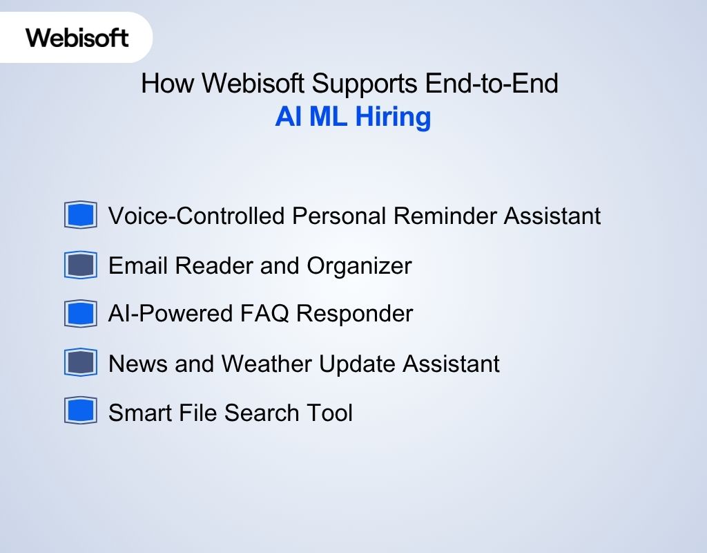 How Webisoft Supports End-to-End AI ML Hiring