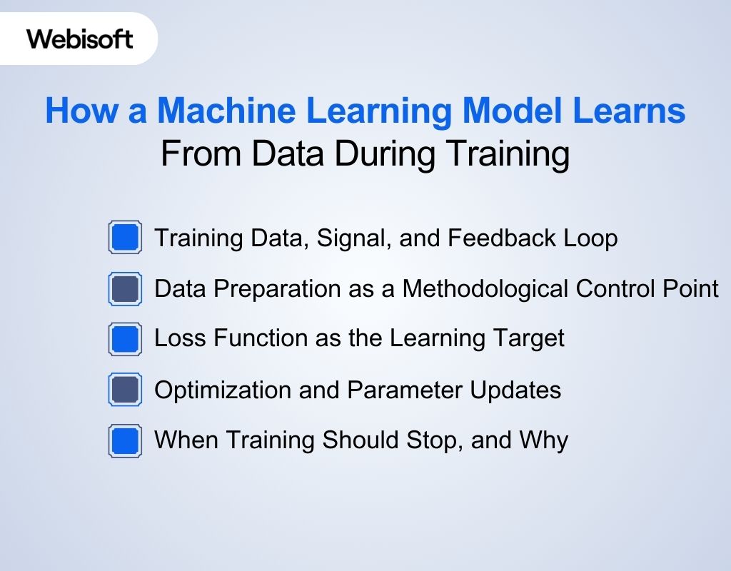 How a Machine Learning Model Learns From Data During Training