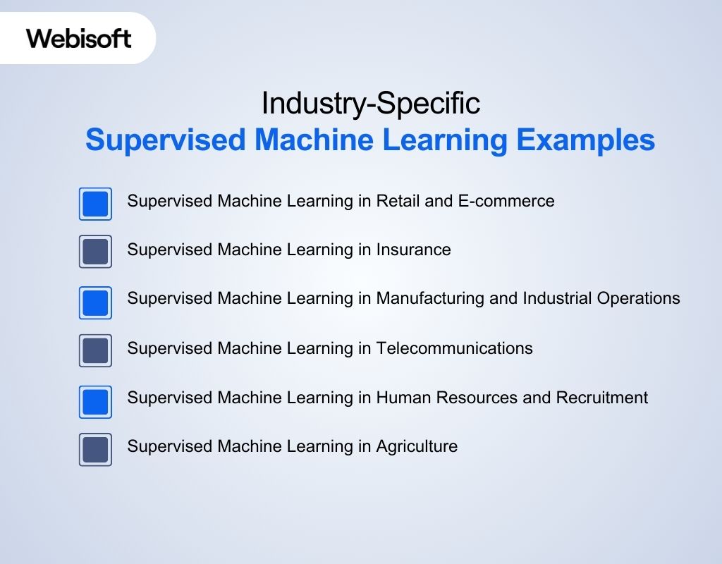 Industry-Specific Supervised Machine Learning Examples