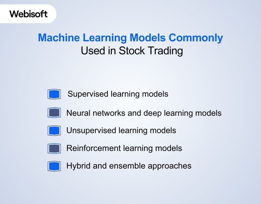 Machine Learning Models Commonly Used in Stock Trading
