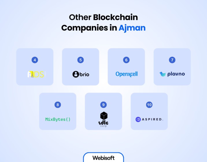 Other Blockchain Companies in Ajman