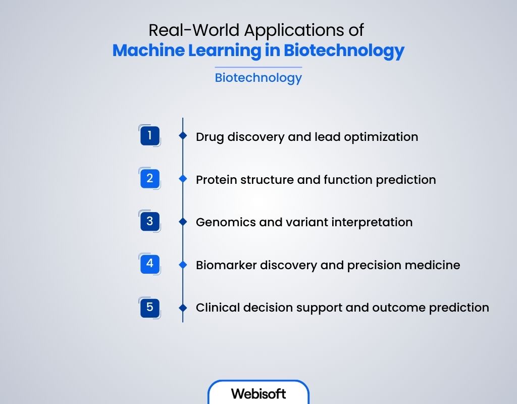 Real-World Applications of Machine Learning in Biotechnology