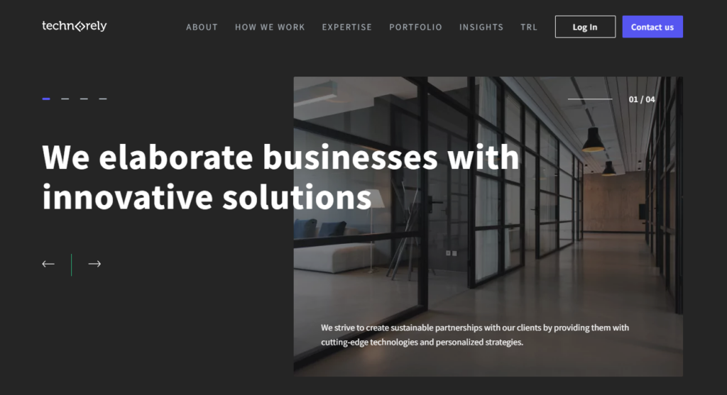 Technorely Inc. Homepage
