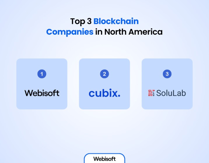 Top 3 Blockchain Development Company in North America