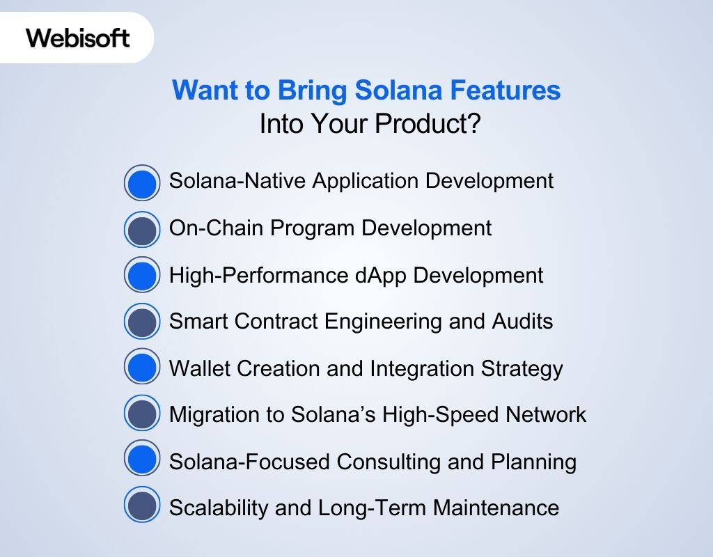 Want to Bring Solana Features Into Your Product