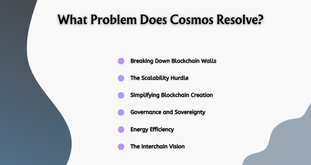What Problem Does Cosmos Resolve
