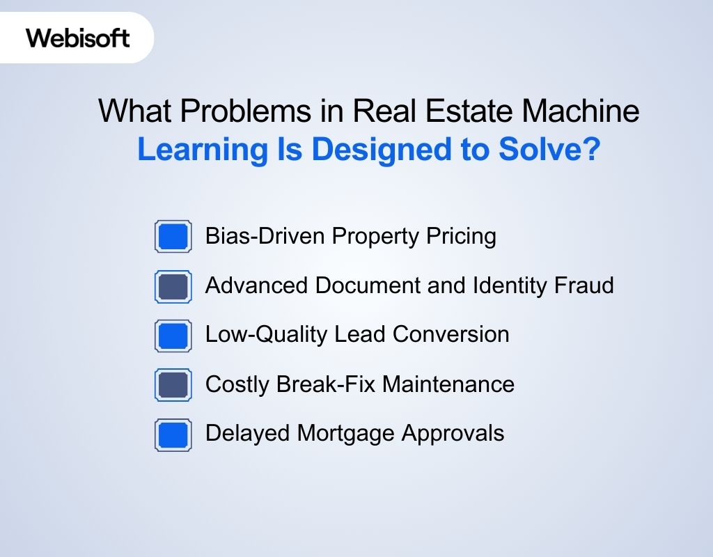 What Problems in Real Estate Machine Learning Is Designed to Solve