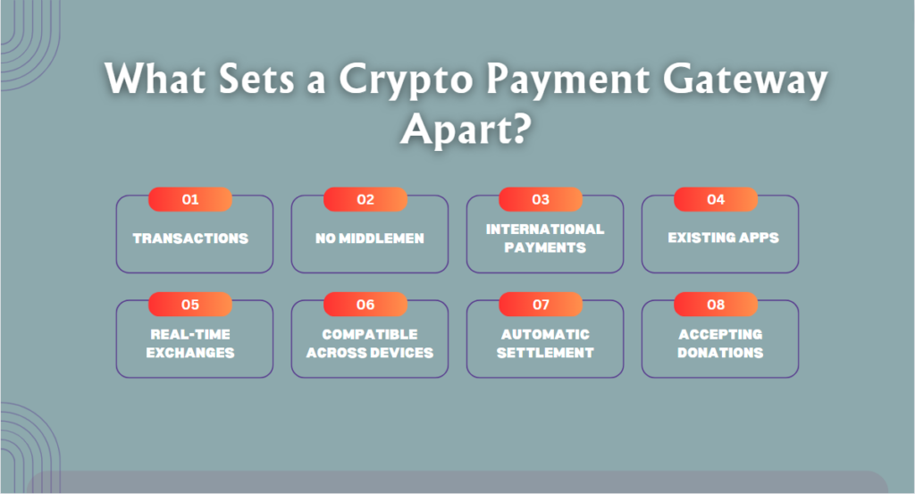 What Sets a Crypto Payment Gateway Apart