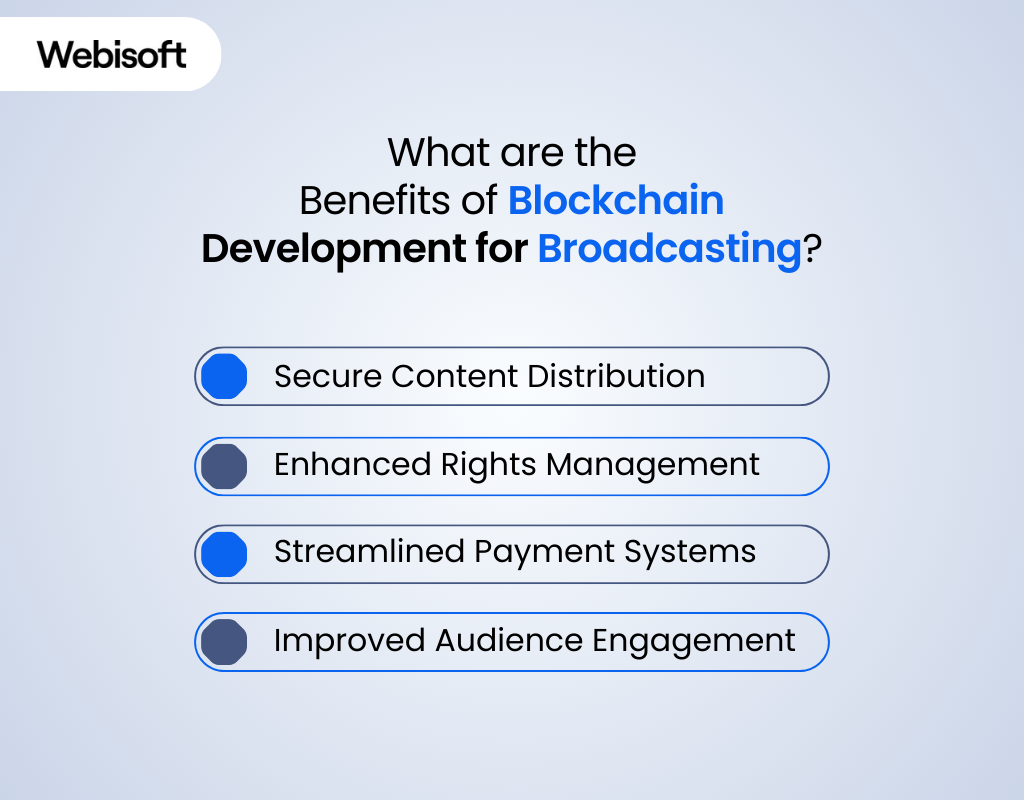 the Benefits of Blockchain Development for Broadcasting