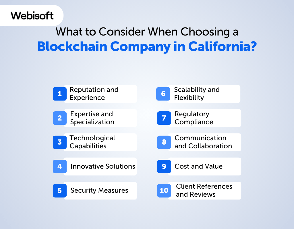What to Consider When Choosing a Blockchain Company in California