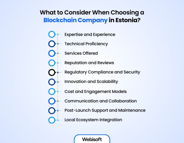 What to Consider When Choosing a Blockchain Company in Estonia