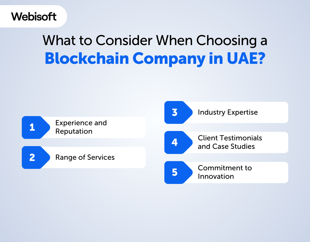 What to Consider When Choosing a Blockchain Company in UAE
