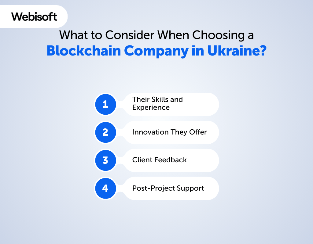 What to Consider When Choosing a Blockchain Company in Ukraine