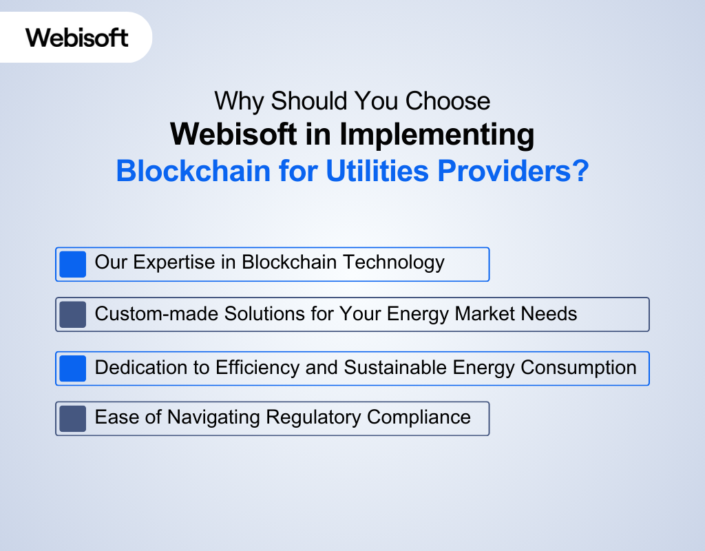 Why Should You Choose Webisoft in Implementing Blockchain for Digital Utilities Providers